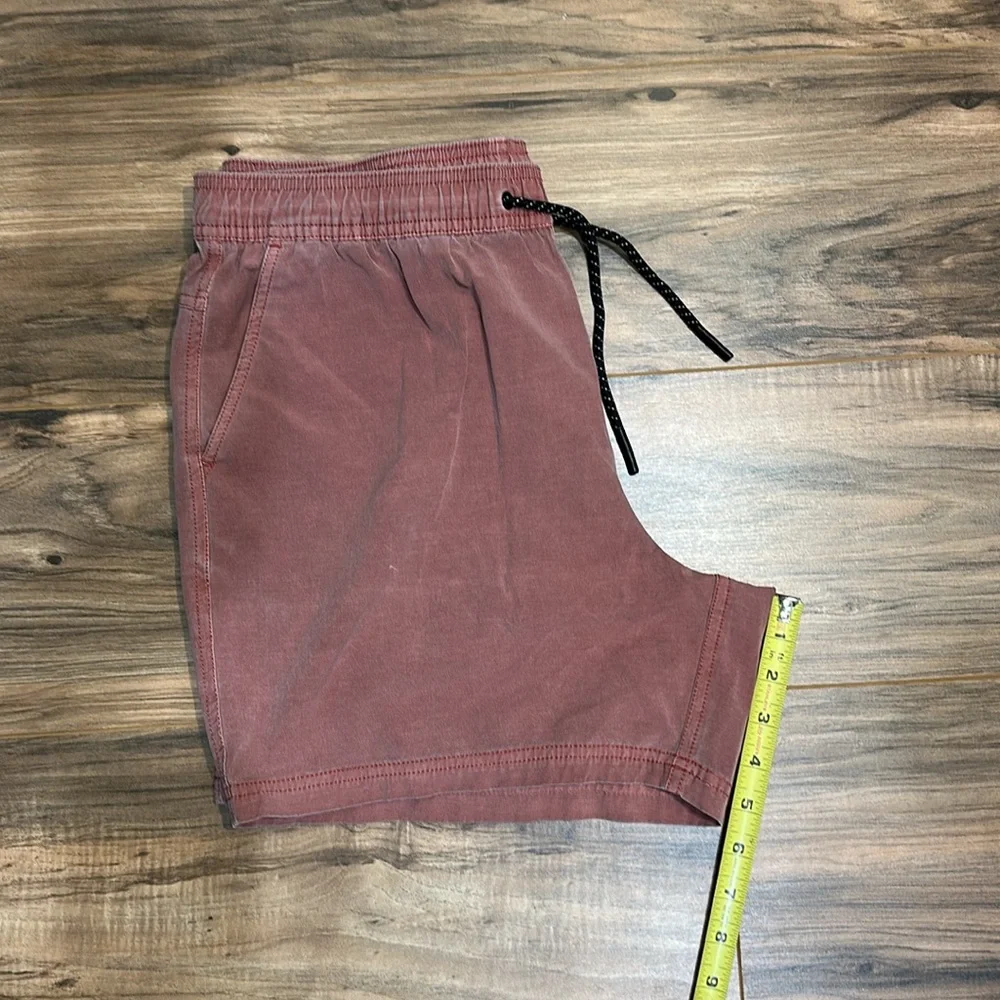 Men's Casual Drawstring Shorts - Dusty Rose